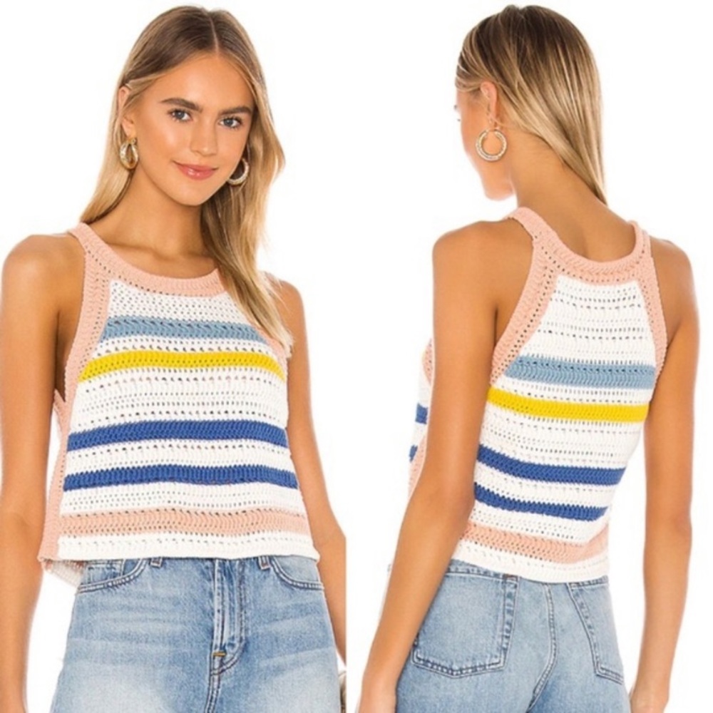 BCBGeneration Crochet Crop Top